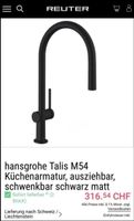 3 mitigeurs de cuisine Hansgrohe Talis M54 noir mat neuf