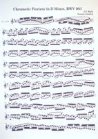 NotenDatei J. S. Bach Chromatic Fantasy BWV 903 for Clarinet