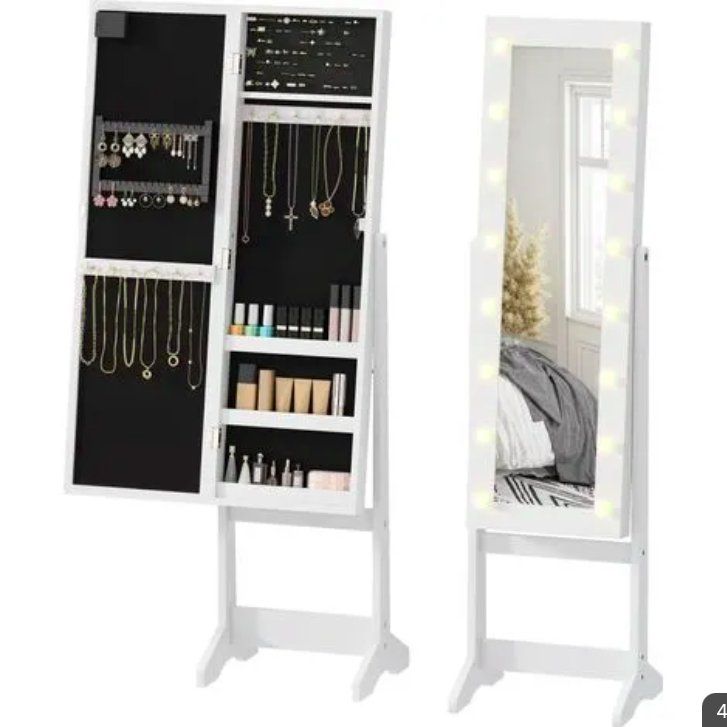 Armadi: Armoire à Bijoux "Miroir" 145cm Blanc – Usato da Cossonay-Ville venduto da frahon 3