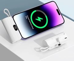 Powerbank mit Kabel, Tragbar & Kompakt
