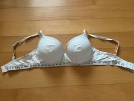 BH weiss "be brave be kind" 80D + 2 Slips H&M