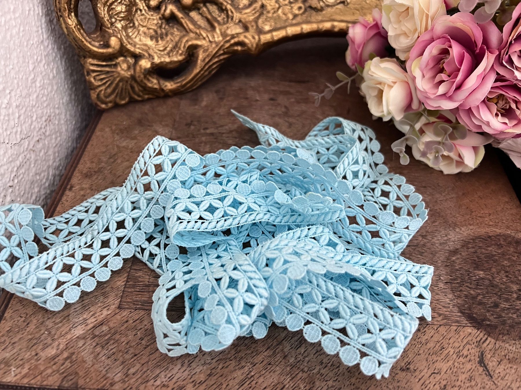 Tessuti: Alte St. Galler Spitzen - Shabby - 245cm – Nuovo (secondo la descrizione) da Walzenhausen venduto da Cerna007 2