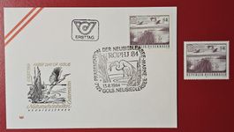 ÖSTERREICH NATUR NEUSIEDLERSEE 1984 ** POSTFRISCH & FDC