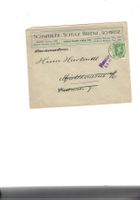 Briefmarken Schnitzler Schule BRIENZ Stempel Rückseite