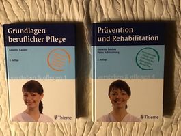 2 Fachbücher Pflege: Grundlagen, Prävention u Rehabilitation