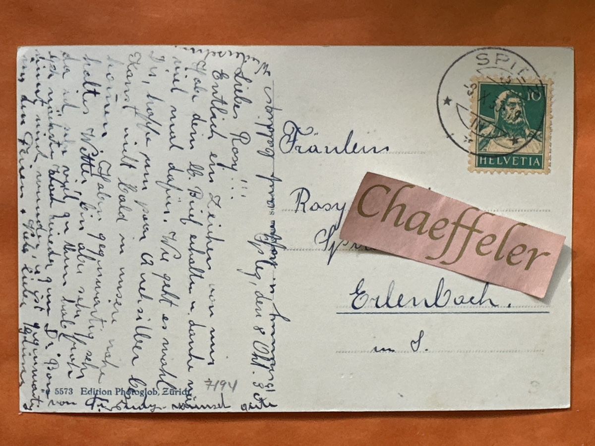 Cartoline postali: 1930 Lauterbrunnen mit Staubbach – Usato da Zürich venduto da Chaeffeler 1