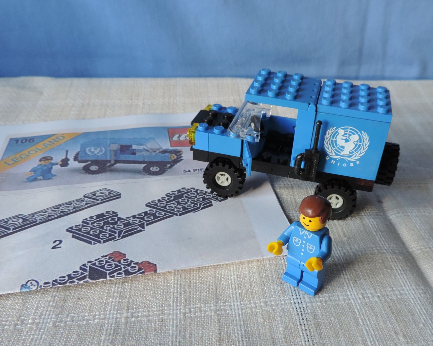 Lego Giocattoli: Unicef Van  ,   Promo Set  106  (1985) – Usato da Burgdorf venduto da ursla50