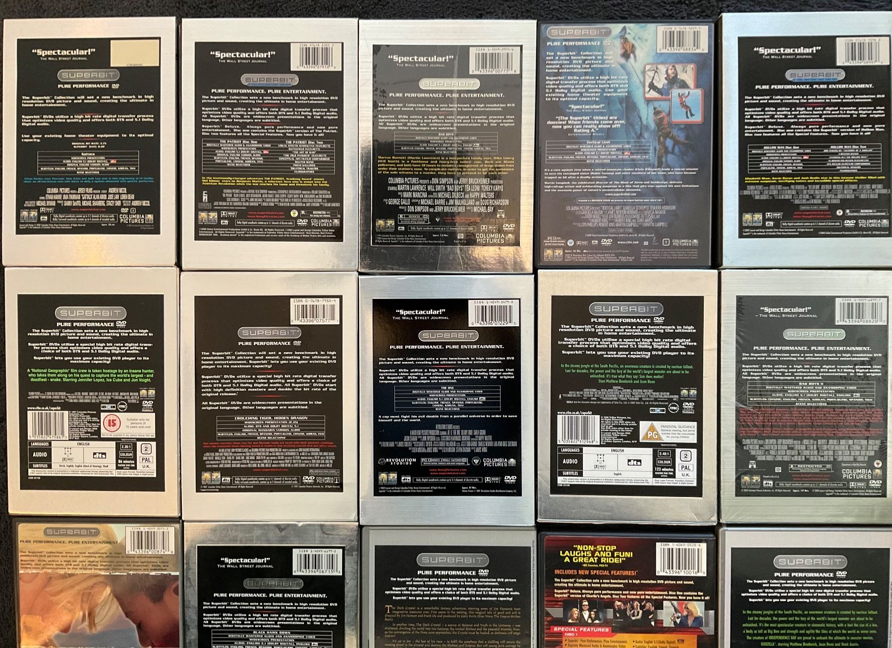 Tutti i DVDs: Set mit 20 seltenen SUPERBIT-Sammler-DVDs – Nuovo (secondo la descrizione) da Bex venduto da jqu_fnk6 1