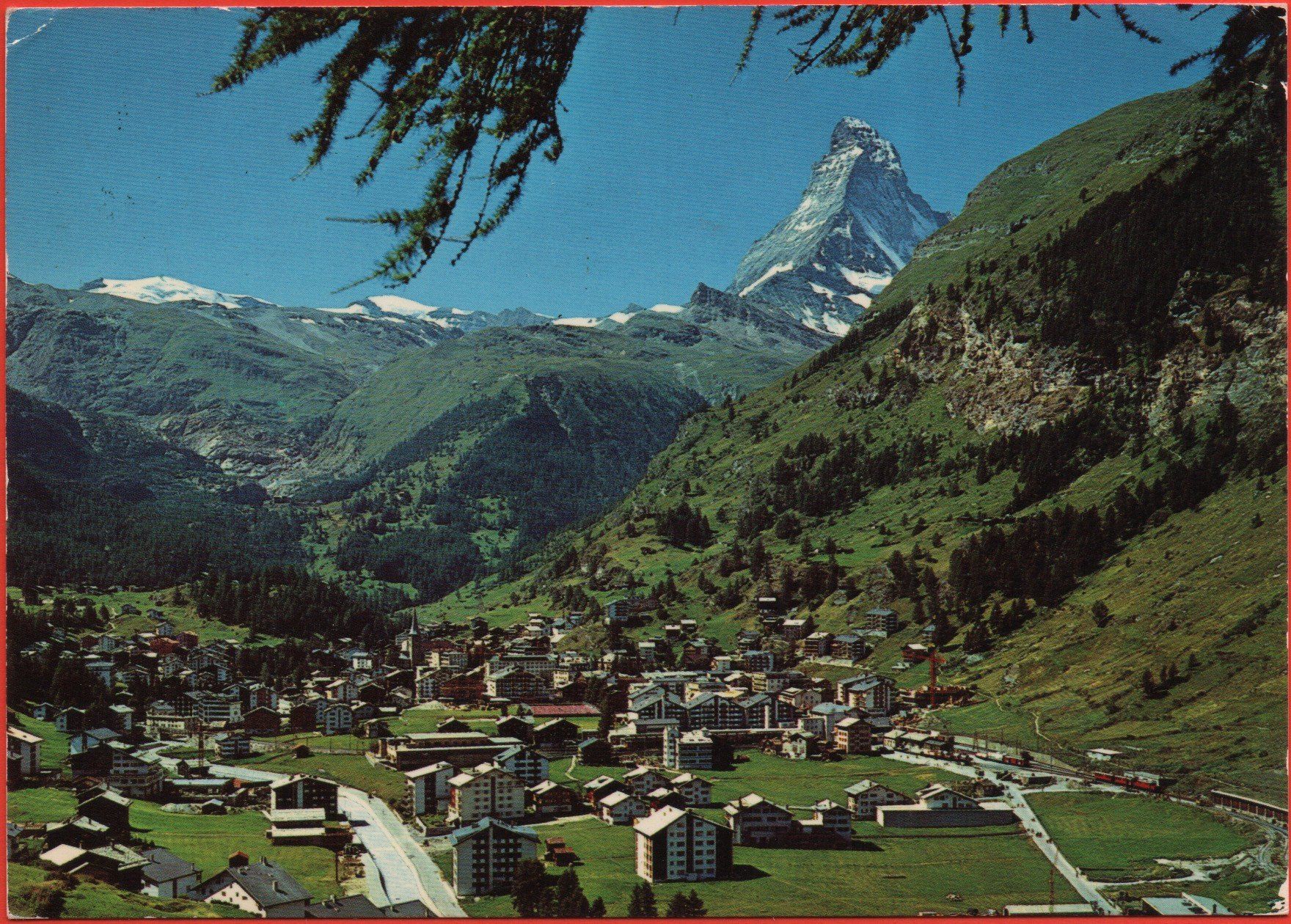 Cartoline postali: ZERMATT Nr. 48801 – Usato da Jona venduto da philajona