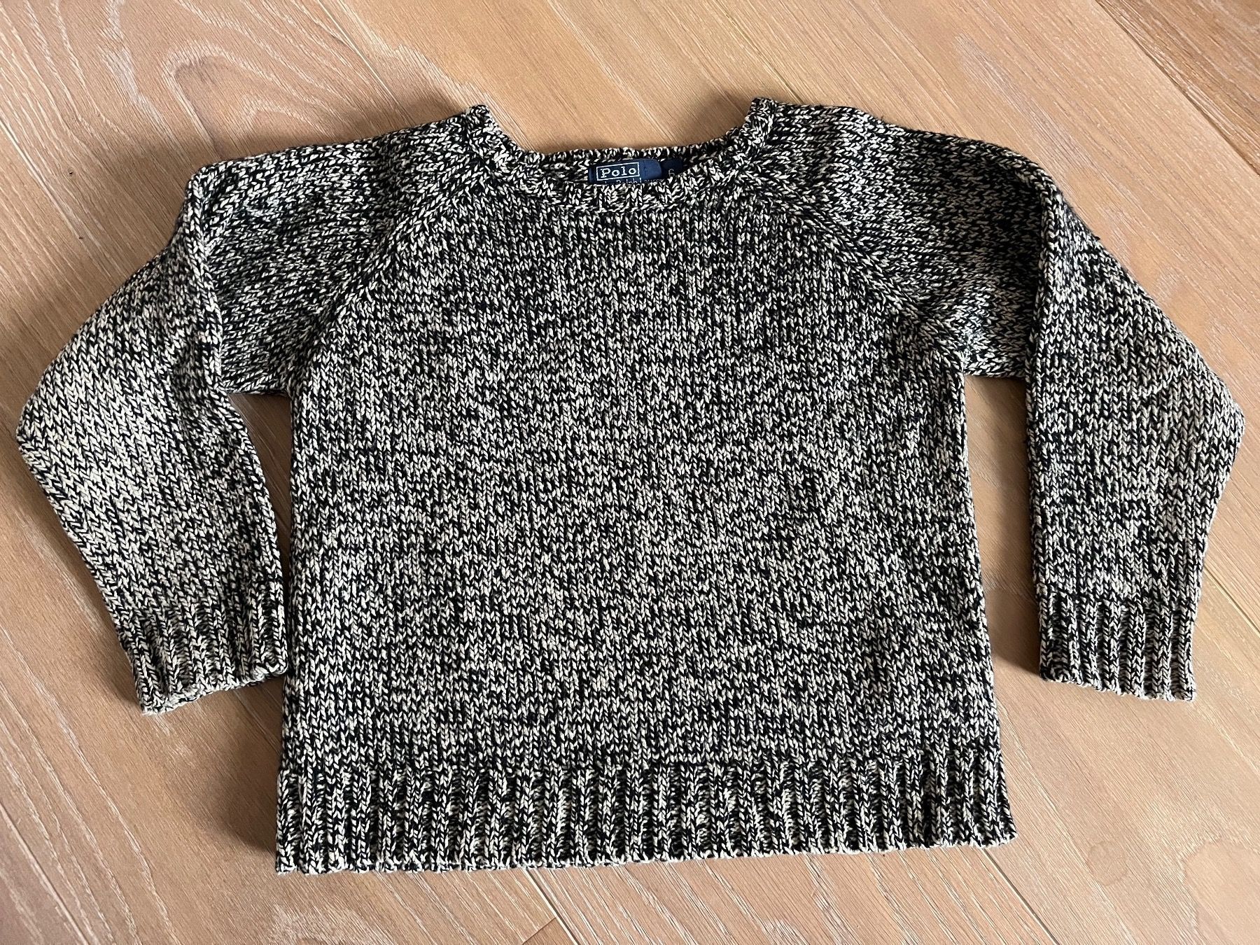 Ralph Lauren Pullover & Sweatshirts: RALPH LAUREN PULL EN LAINE ET COTTON TAILLE 6ans – Gebraucht aus Puplinge von Amazekids