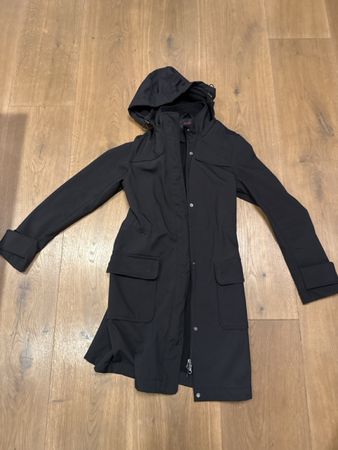 Softgelmantel schwarz