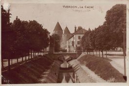 Yverdon, le Canal, circulée 1929