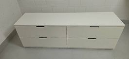 IKEA NORDLI Kommode weiss
