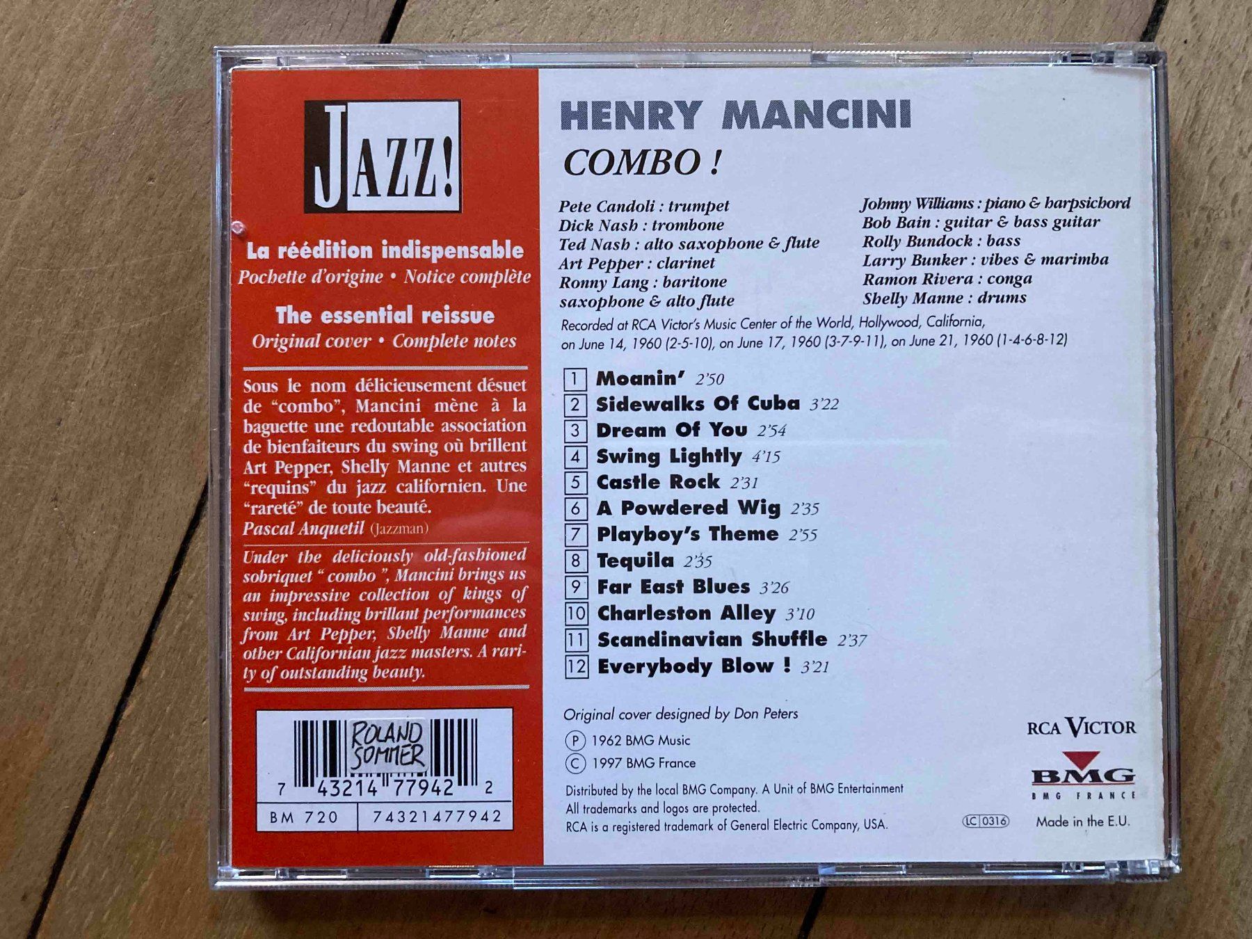 CDs: Henry Mancini - Combo! 1960 Stereo – Gebraucht aus Luzern von Needful_Things 1