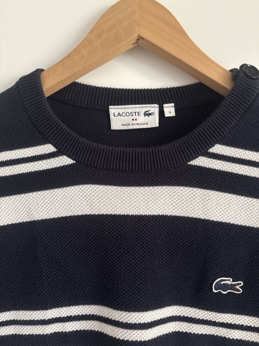 Lacoste Pullover & Sweatshirts: Pull Lacoste rayé bleu blanc taille S  – Neu (gemäss Beschreibung) aus Pully von kaba07 3