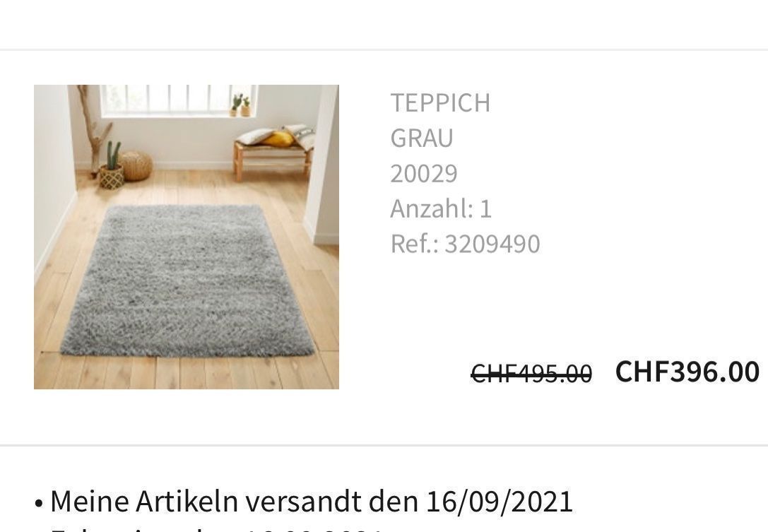 La Redoute Tappeti: Kuscheliger Teppich 290 x 200 grau – Usato da Oberhofen am Thunersee venduto da olg_pg29