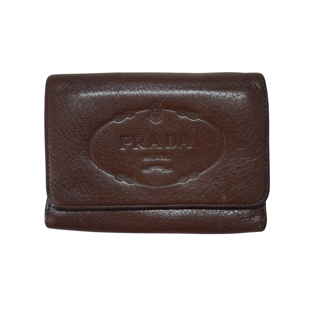 Prada Portafogli: Prada Milano Vitello Trifold Wallet – Usato da Kilchberg ZH venduto da mrmame