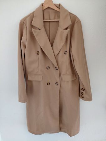 Mantel beige neu
