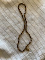 Tigerauge Kette mit Hand der Fatima Anhänger