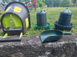 Hühnerstall Zubehör Futterautomat Wasserspender Legenest Sch