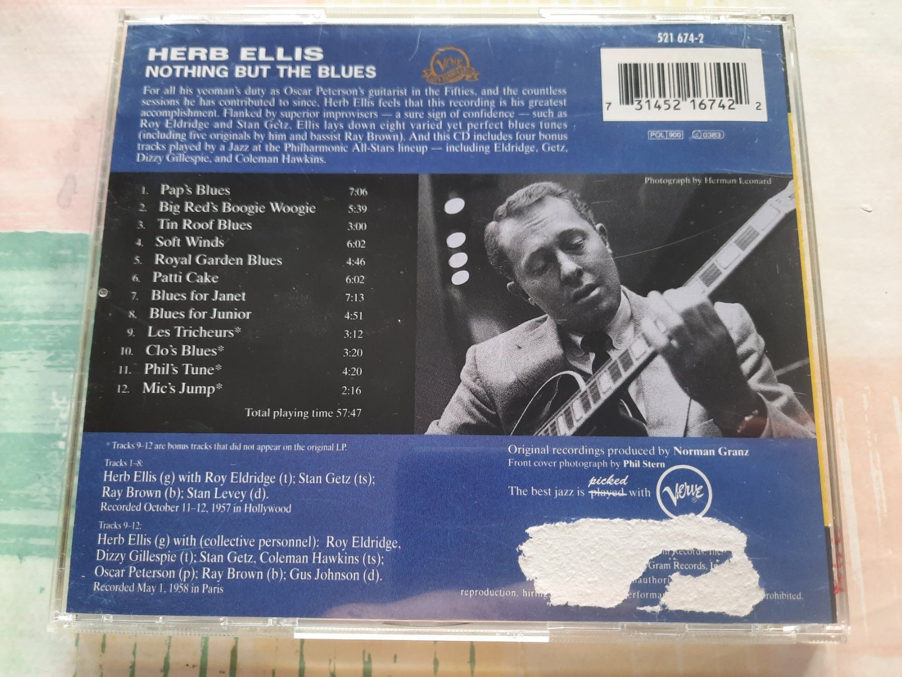 CD: Cd Herb Ellis - Nothing but the blues – Usato da Pully venduto da bro_n52j 1