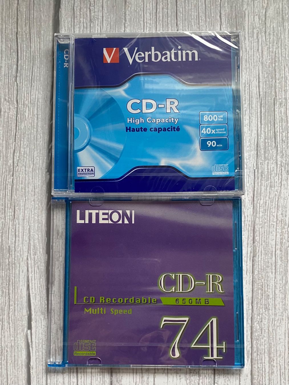CD: Verbatim & Liteon CD-Rohlinge, neu & originalverpackt! – Nuovo e nell'imballaggio originale da Stüsslingen venduto da BrigeLee
