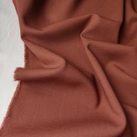 Wolle Lana Crépe Bi Elastan aus Italien 1.85x1.50m cacao