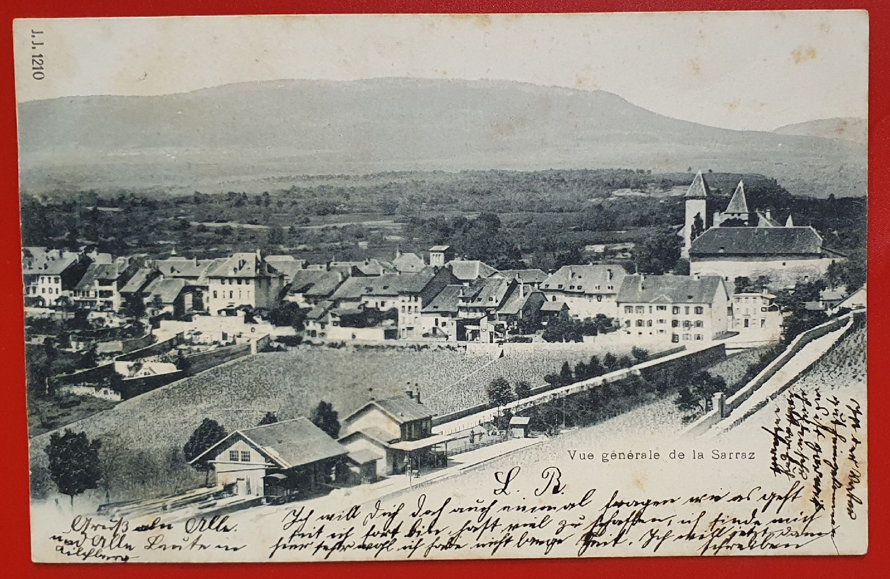 Ansichtskarten: Sarraz 1901 - Vue Générale – Gebraucht aus Kreuzlingen von Rschweiz1