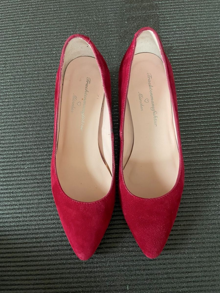 Scarpe da donna: Chaussures escarpins rouge daim taille 37 – Nuovo (secondo la descrizione) da Vuippens venduto da ale_6gkb