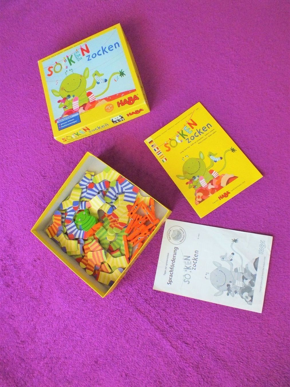 Haba Spiele: HABA Spiel - Socken Zocken – Gebraucht aus Müllheim Dorf von Seeeule01 1