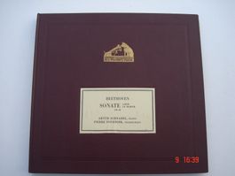 Schellackplattenalbum Beethoven Sonate A-Dur Op.69
