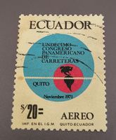 Ecuador 1972 Flugpost briefmarke