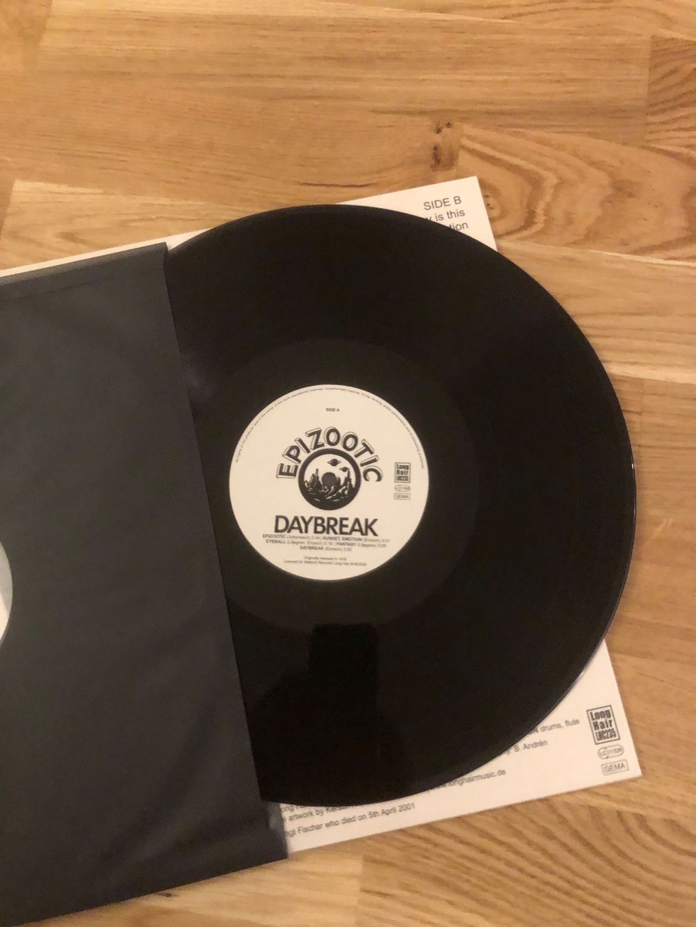 Dischi in vinile: Epizootic / Daybreak 1976 Sweden psychedelic rock prog – Usato da Zürich venduto da manuunited 2