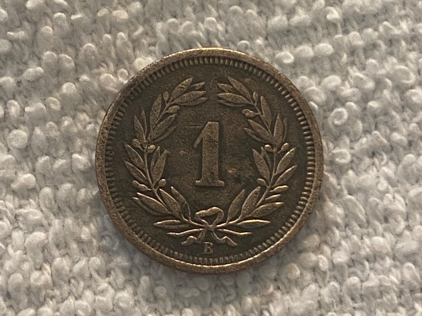 Alle Münzen: 1 centime/Rappen 1880 – Gebraucht aus Nyon von Ilmi09 1