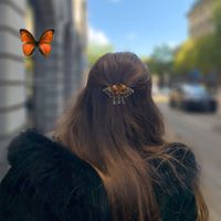 Camel Butterfly :: Hairclip