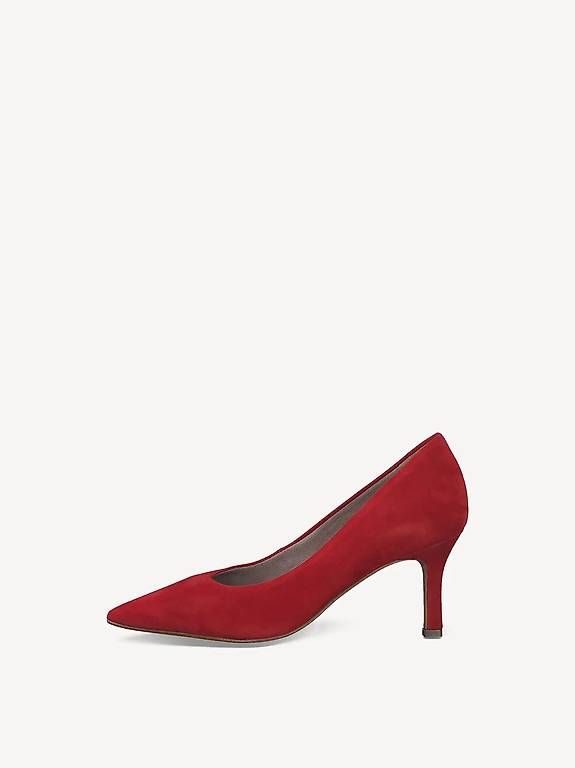 Tamaris Damenschuhe: Escarpis Tamaris rouge velours 38 – Neu und originalverpackt aus Begnins von cloclo74