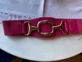 DAMEN GÜRTEL -STRETCH-PINK