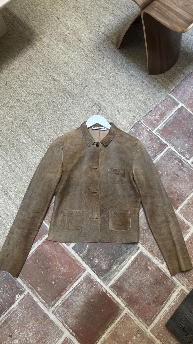 Jil Sander Giacche: Vintage Jil Sander Jacke/Blazer Wildleder – Usato da Bern venduto da kue_db29 1