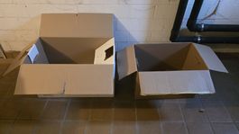 Umzugskartons Jumbobox und Bauhaus Cargo gebraucht