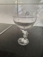 hohe Glasschüssel (Eis-Schüssel mit Delfinmotiv)