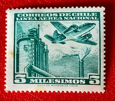 Briefmarken aus Chile  Ungestempelt Siehe Original Fotos.