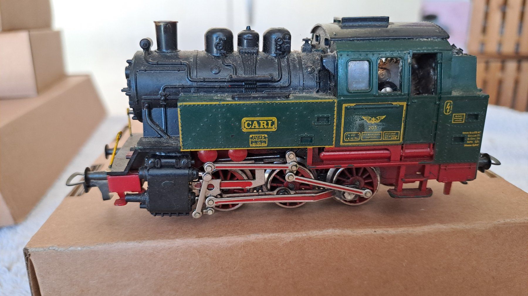 Trix Trains électriques: Trix Dampflok "CARL" H0 GL / 42 – Défectueux à Winterthur par Riebeli333 1