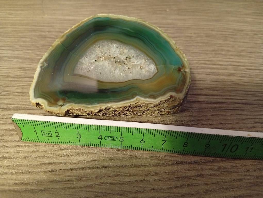 Mineralien & Heilsteine: Geode Agata verde acqua  – Gebraucht aus Vezio von 41181 4