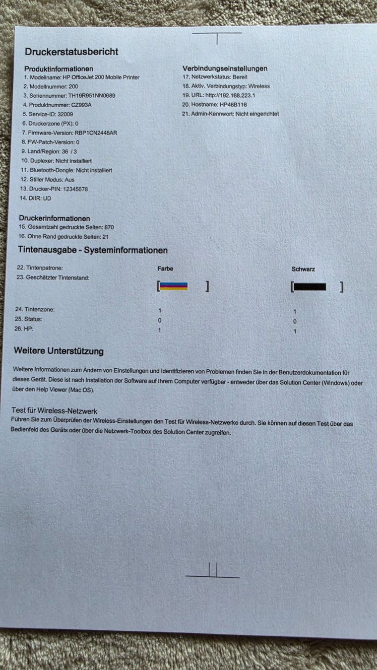 Hewlett Packard Stampanti: HP Officejet 200  Mobile printer – Usato da Zürich venduto da Peto 4