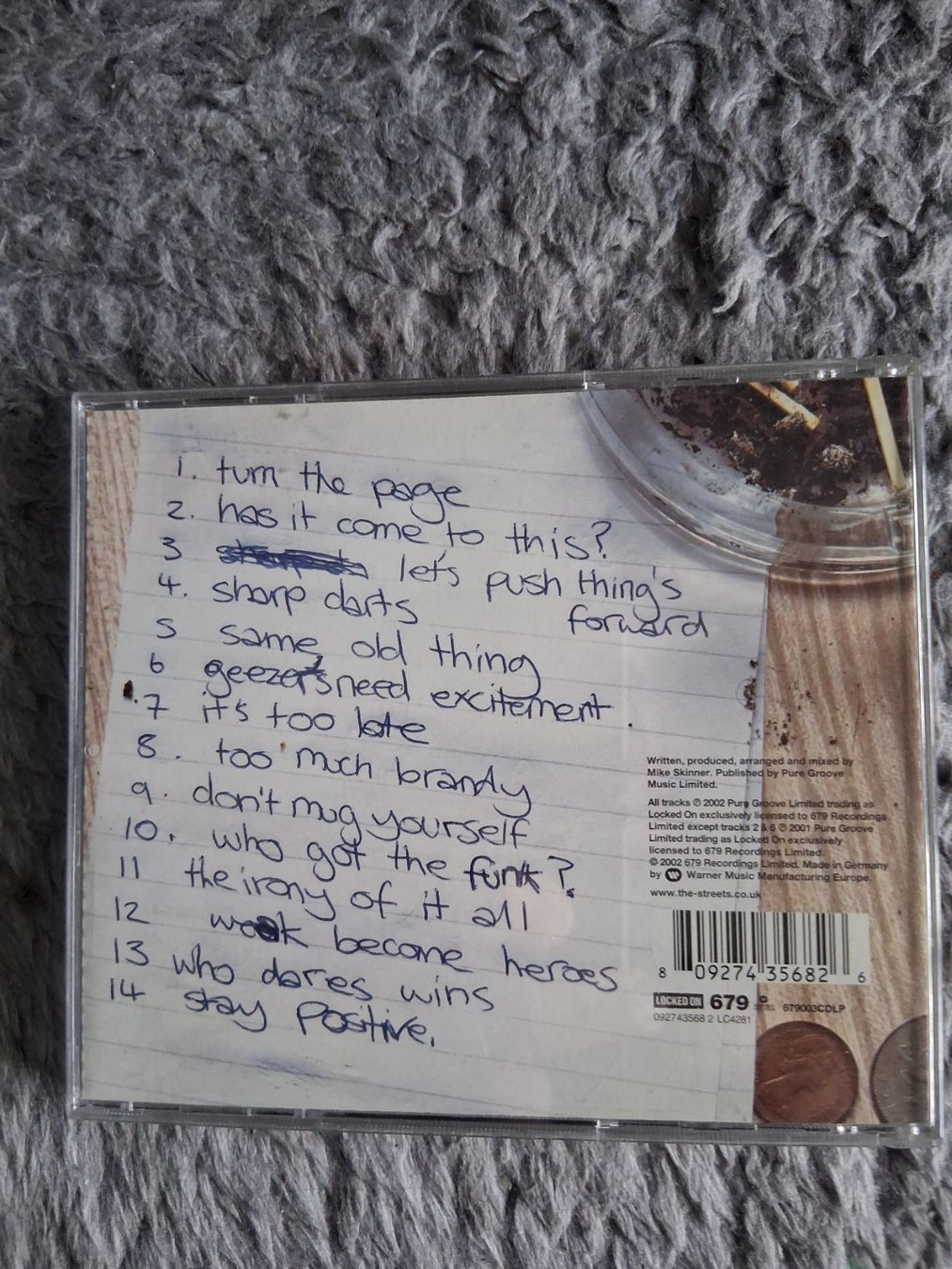 CD: THE STREETS      ORIGINAL PIRATE MATERIAL     CD – Usato da Wetzikon ZH venduto da Ramones01 1