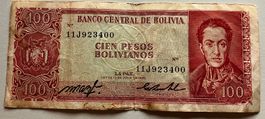 Bolivien 100 Bolivanos 1962