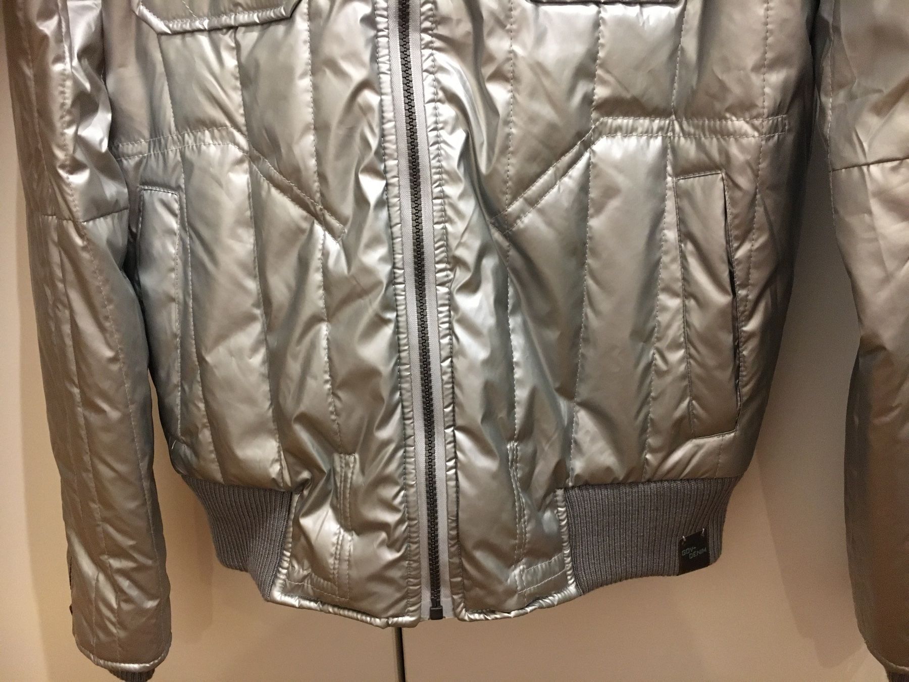 Giacche: GOV DENIM - Herren Jacke, silber, S – Nuovo (secondo la descrizione) da Luzern venduto da Jiggy_8898 4
