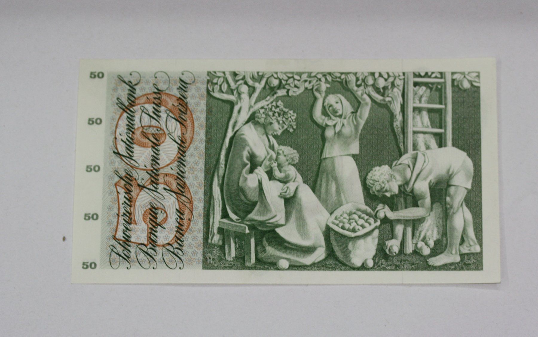 Banconote: 50 Franken Note 1971, Bankfrisch – Nuovo (secondo la descrizione) da Chur venduto da Invinoveritas 1
