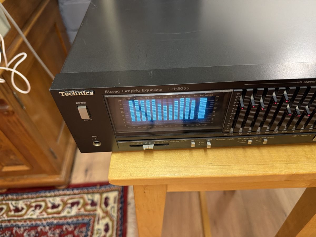Technics Equalizer: Technics SH-8055 equalizzatore stereo con analizzatore – Gebraucht aus basel von Swiss._.1978 6