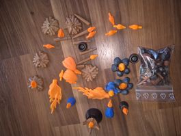 Playmobil Zubehoer Teile Feuer und Kugelnguter Zustand